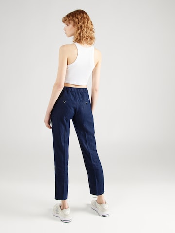 BRAX Tapered Pleated Pants 'Maron S' in Blue
