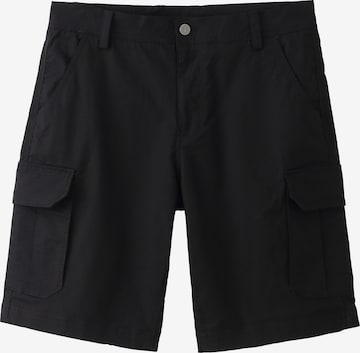 Regular Pantalon cargo 'Olli' Forplay en noir : devant