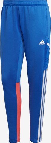 ADIDAS SPORTSWEAR Regular Workout Pants in Blue: front