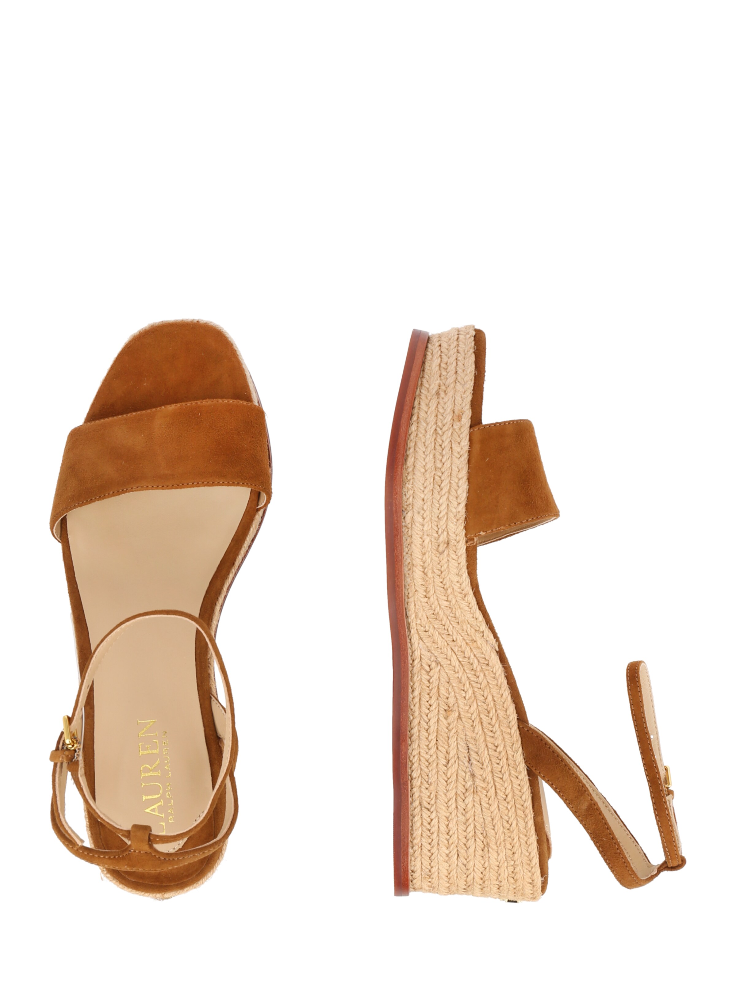 Lauren Ralph Lauren Σανδάλι 'LEONA' σε καφέ