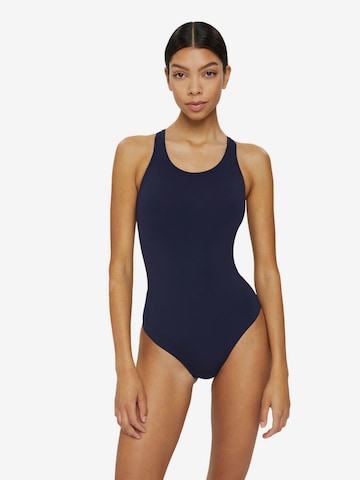 ESPRIT Bralette Swimsuit in Blue: front