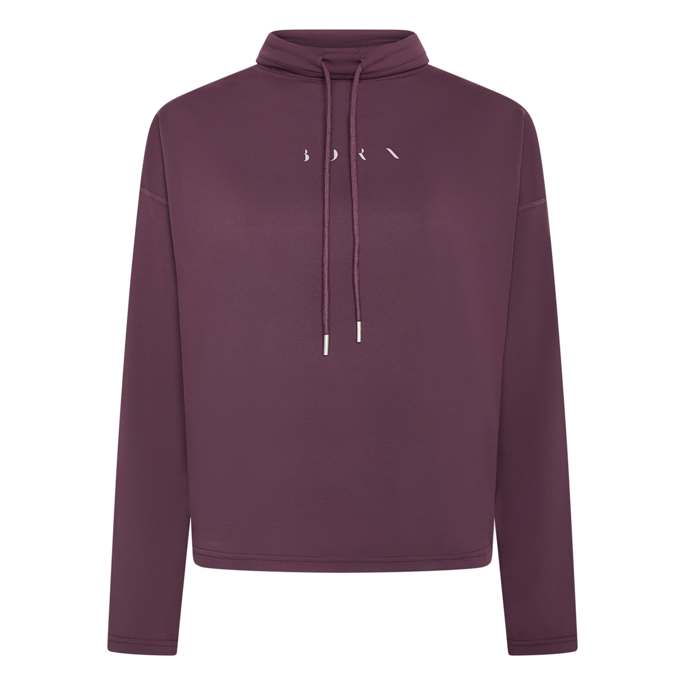 Born Living Yoga Sweatshirt 'Camille' in Rood: voorkant