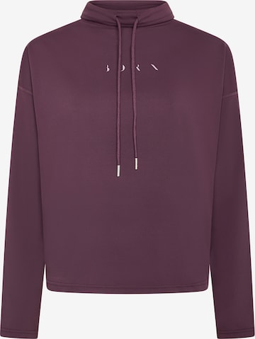 Born Living Yoga Sweatshirt 'Camille' in Rood: voorkant