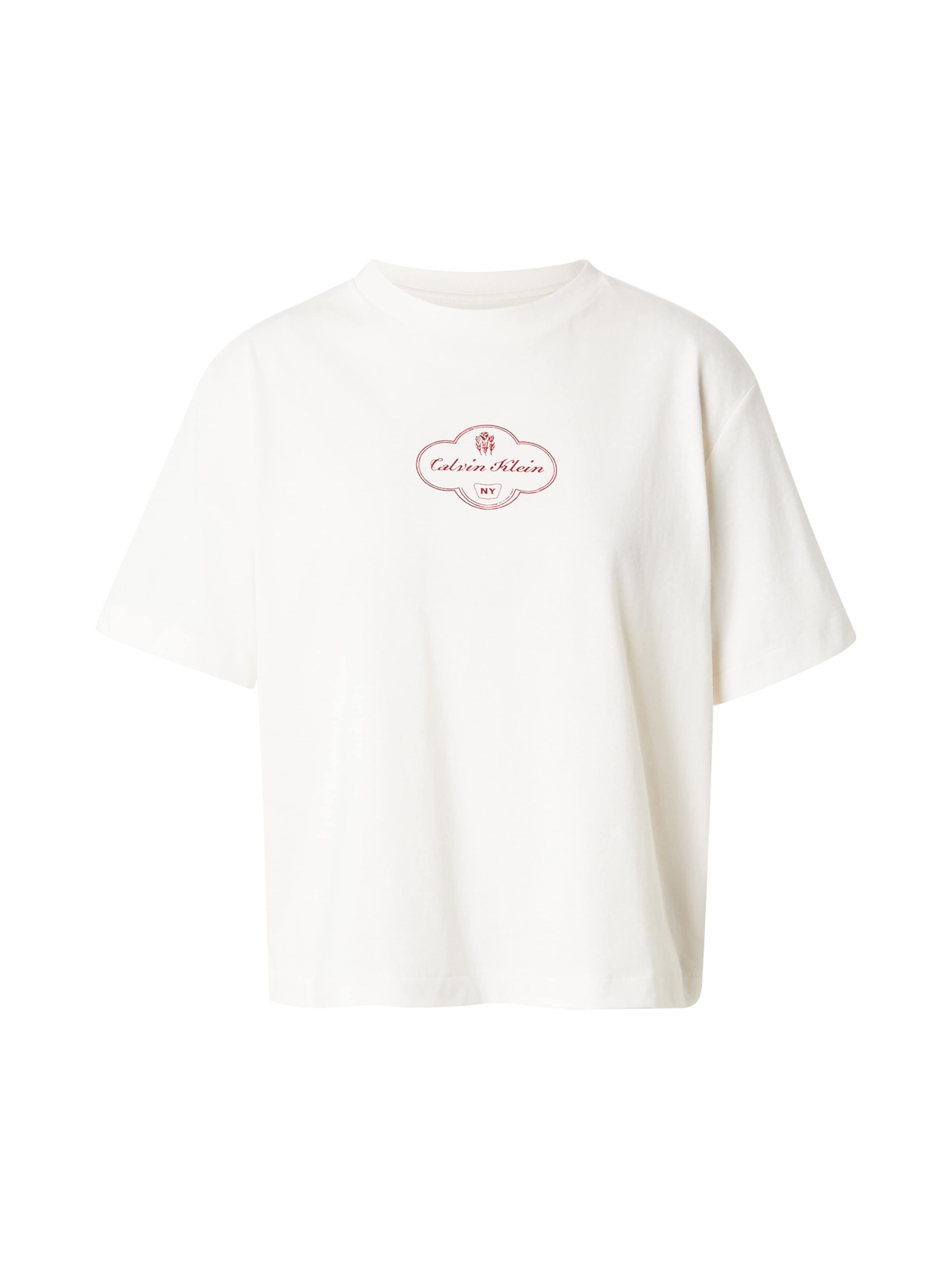 Calvin Klein JeansMajica - bijela boja: prednji dio