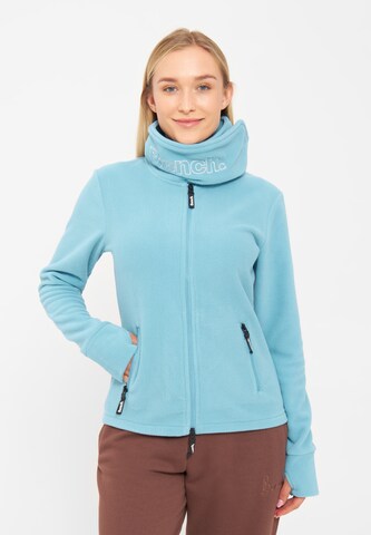 BENCH Fleecejacke in Blau: Vorderseite