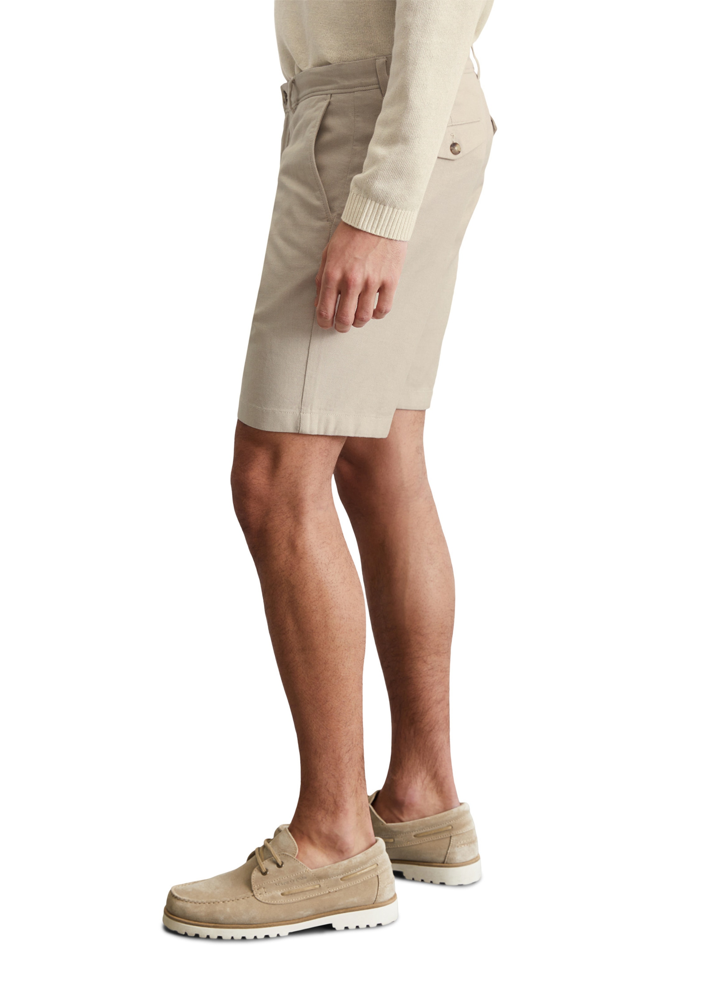 Marc O'Polo Slimfit Broek 'Salo' in Beige