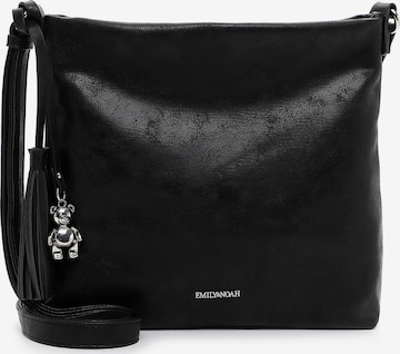 Borsa a spalla ' E&N Beatrix ' di Emily & Noah in nero: frontale