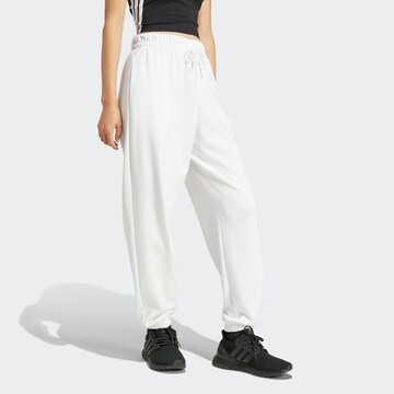 ADIDAS SPORTSWEAR Tapered Sporthose 'Essentials' in Weiß