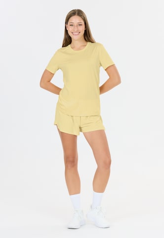 ENDURANCE Regular Sports trousers 'Comily' in Yellow
