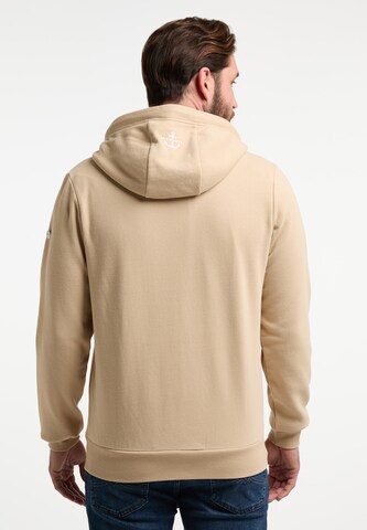 DreiMaster Maritim Sweatjacke 'Kilata' in Beige