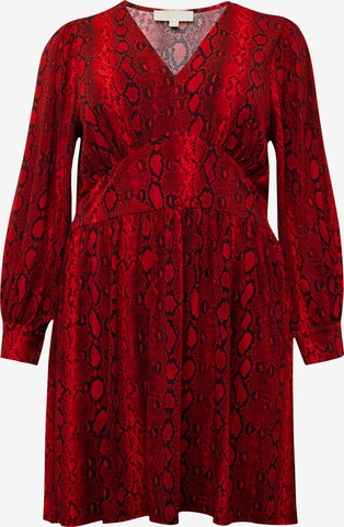 Michael Kors Plus Dress in Red: front