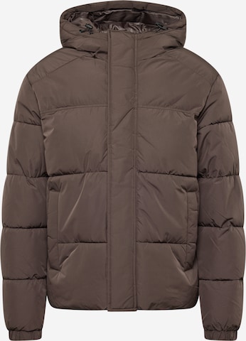 JACK & JONES Winterjas 'JJEBradley' in Bruin: voorkant