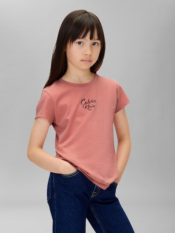 Calvin Klein Jeans Shirt in Orange: front