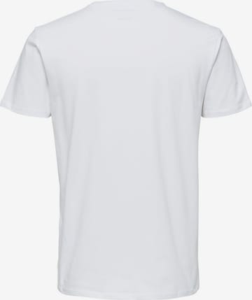 Tricou de la SELECTED HOMME pe alb