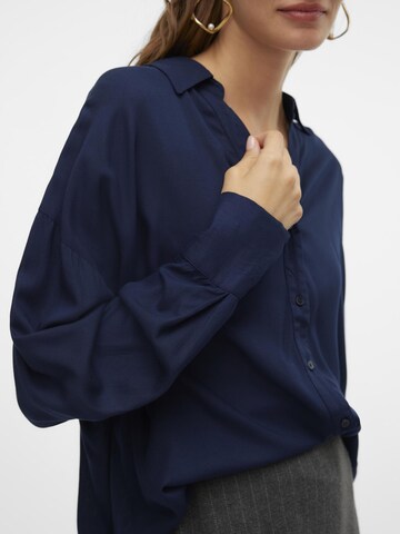 VERO MODA Blouse 'BUMPY' in Blue