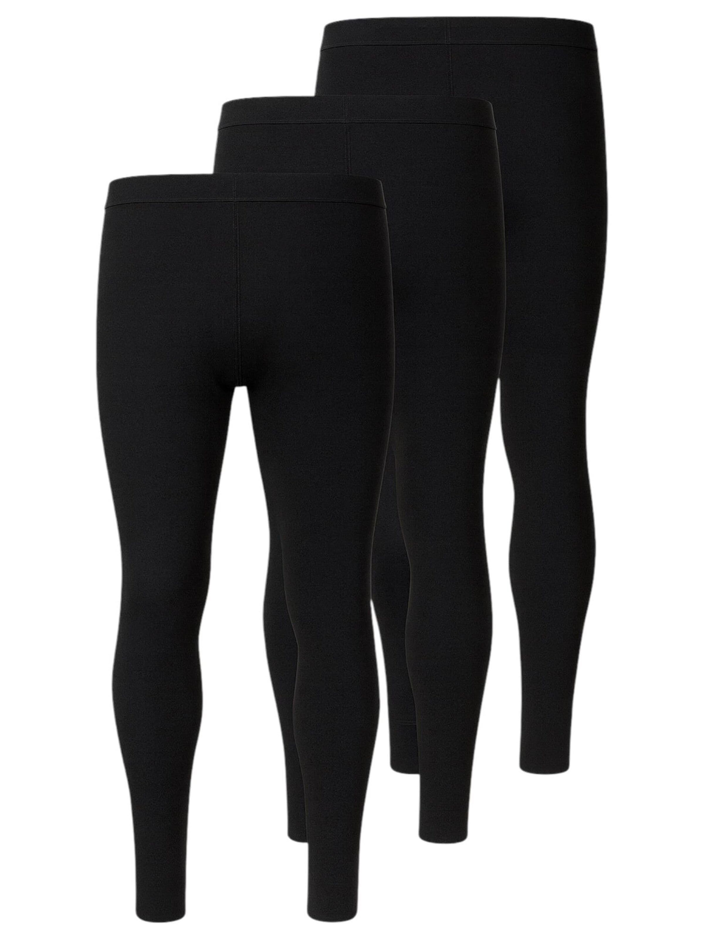 fashionshowcase Lange Unterhose 'THERMOWEAR'‌ in Schwarz: Vorderseite