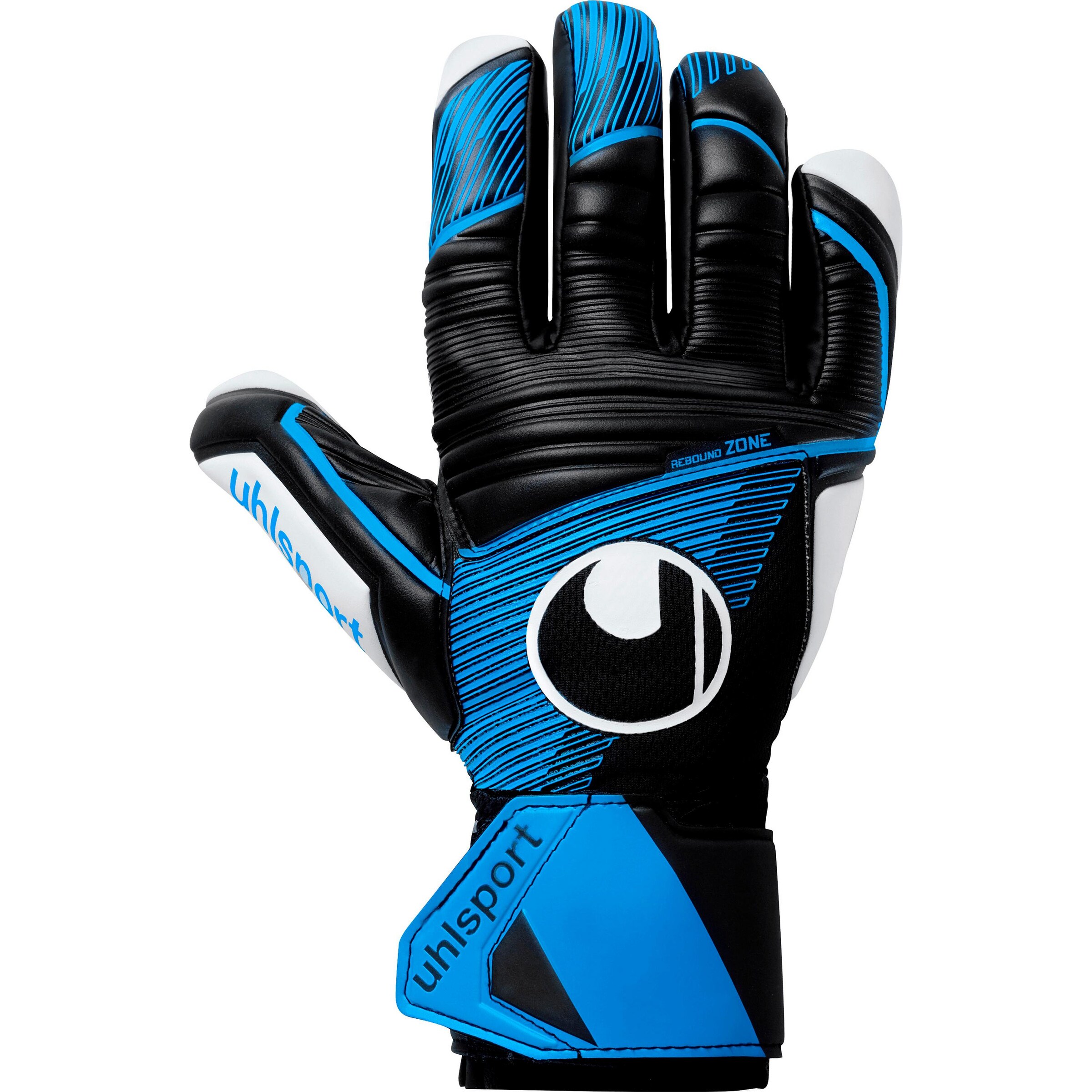 UHLSPORT Torwarthandschuhe 'UHLSPORT SOFT HN COMP' in Blau: Vorderseite