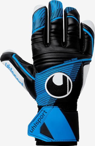 UHLSPORT Athletic Gloves 'UHLSPORT SOFT HN COMP' in Blue: front
