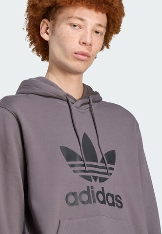 ADIDAS ORIGINALS - Sweatshirt 'Adicolor Classics Trefoil' em cinzento