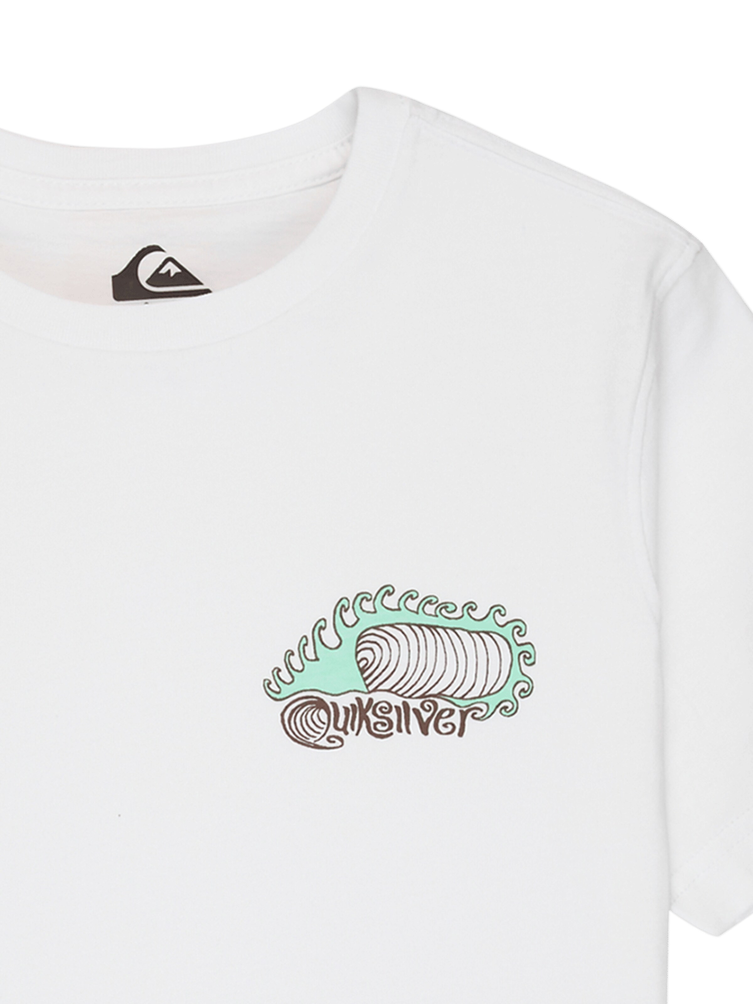 QUIKSILVER Shirt 'Skeleton Ride' in White