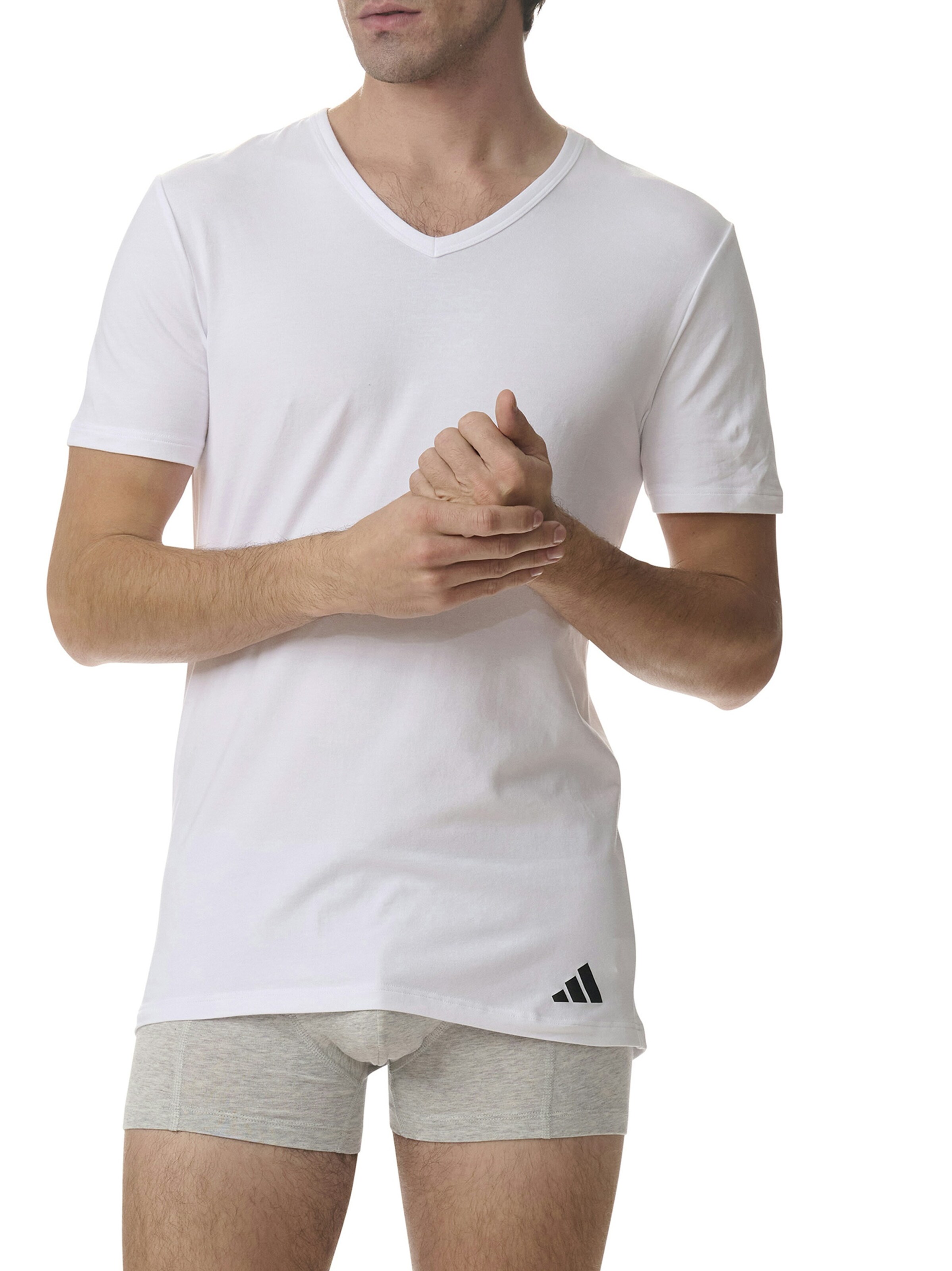 ADIDAS SPORTSWEAR Shirt ' Active Flex Cotton ' in White: front