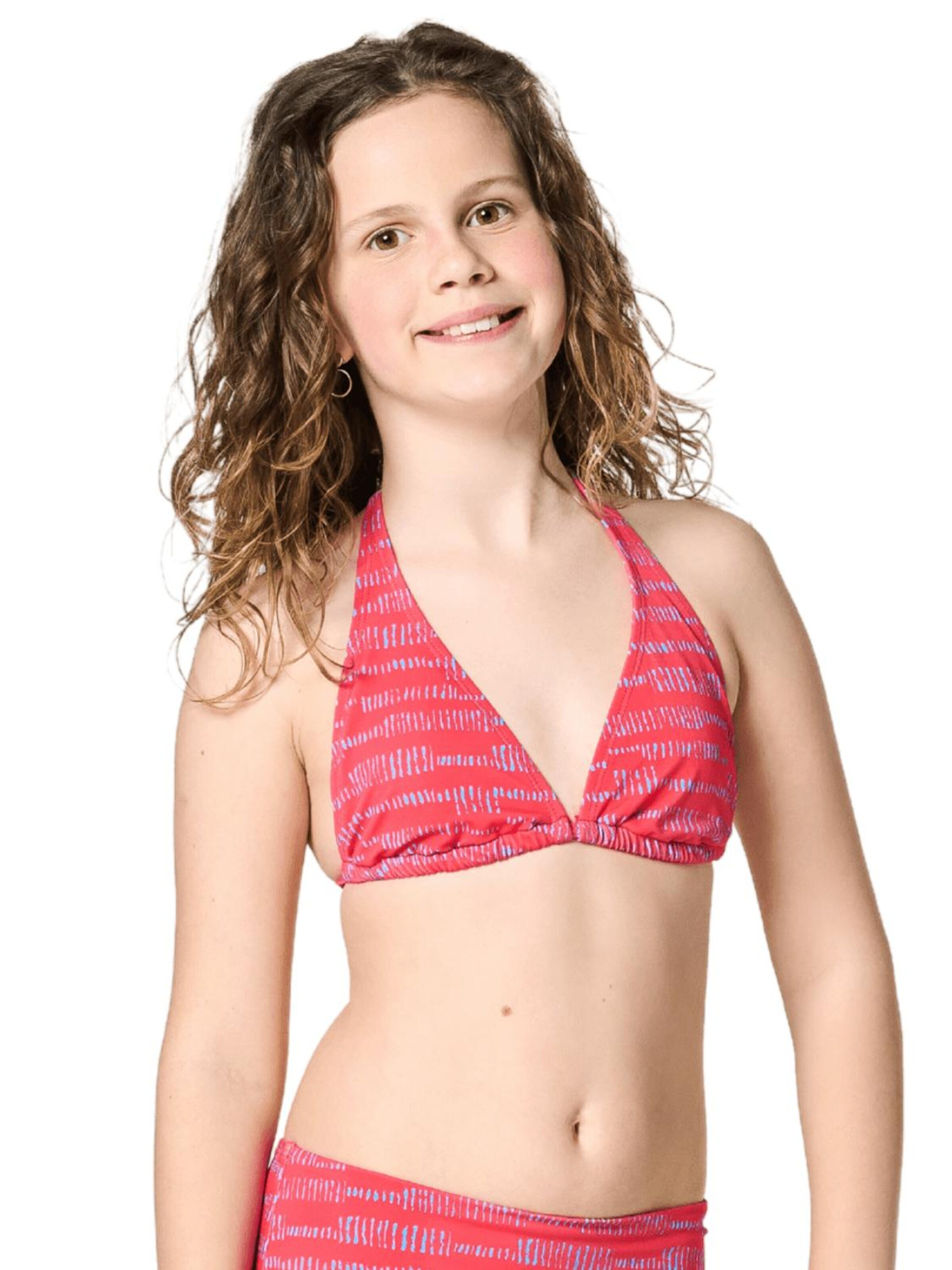 Moodies Undies Triangle Bikini in Red: front