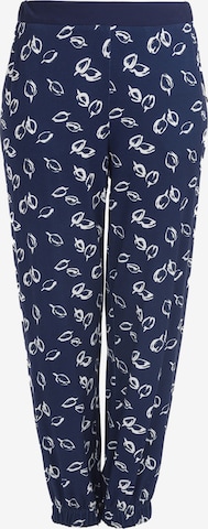 HELMIDGE Loosefit Broek in Blauw: voorkant