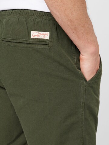 Superdry Regular Broek in Groen