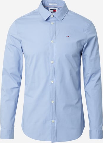 Tommy Jeans Hemd in Blau: Vorderseite
