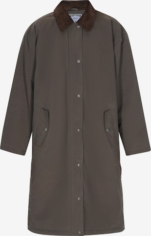 Manteau mi-saison DreiMaster Vintage en vert : devant