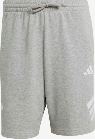 pilka ADIDAS SPORTSWEAR Plačios klešnės Sportinės kelnės: priekis