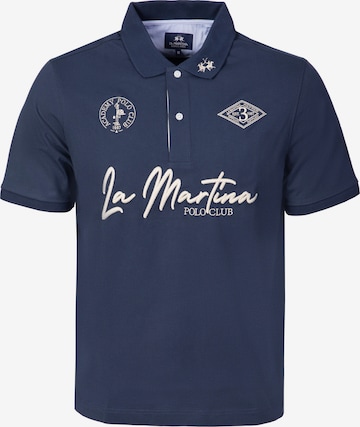 T-Shirt 'MCP301' La Martina en bleu : devant