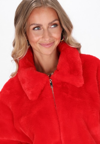Veste mi-saison Gaya en rouge
