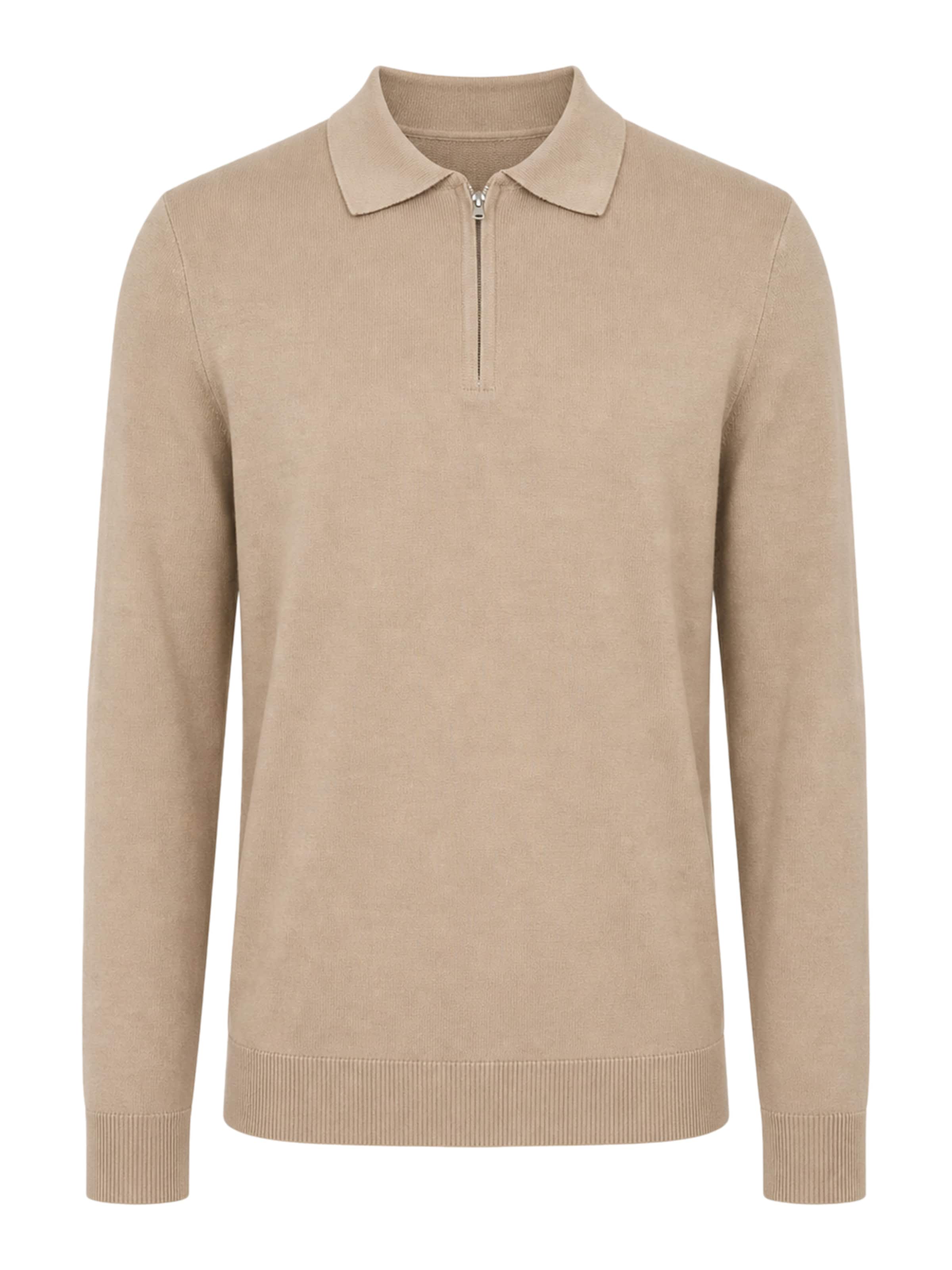 BRAVE SOUL Shirt in Beige: Vorderseite