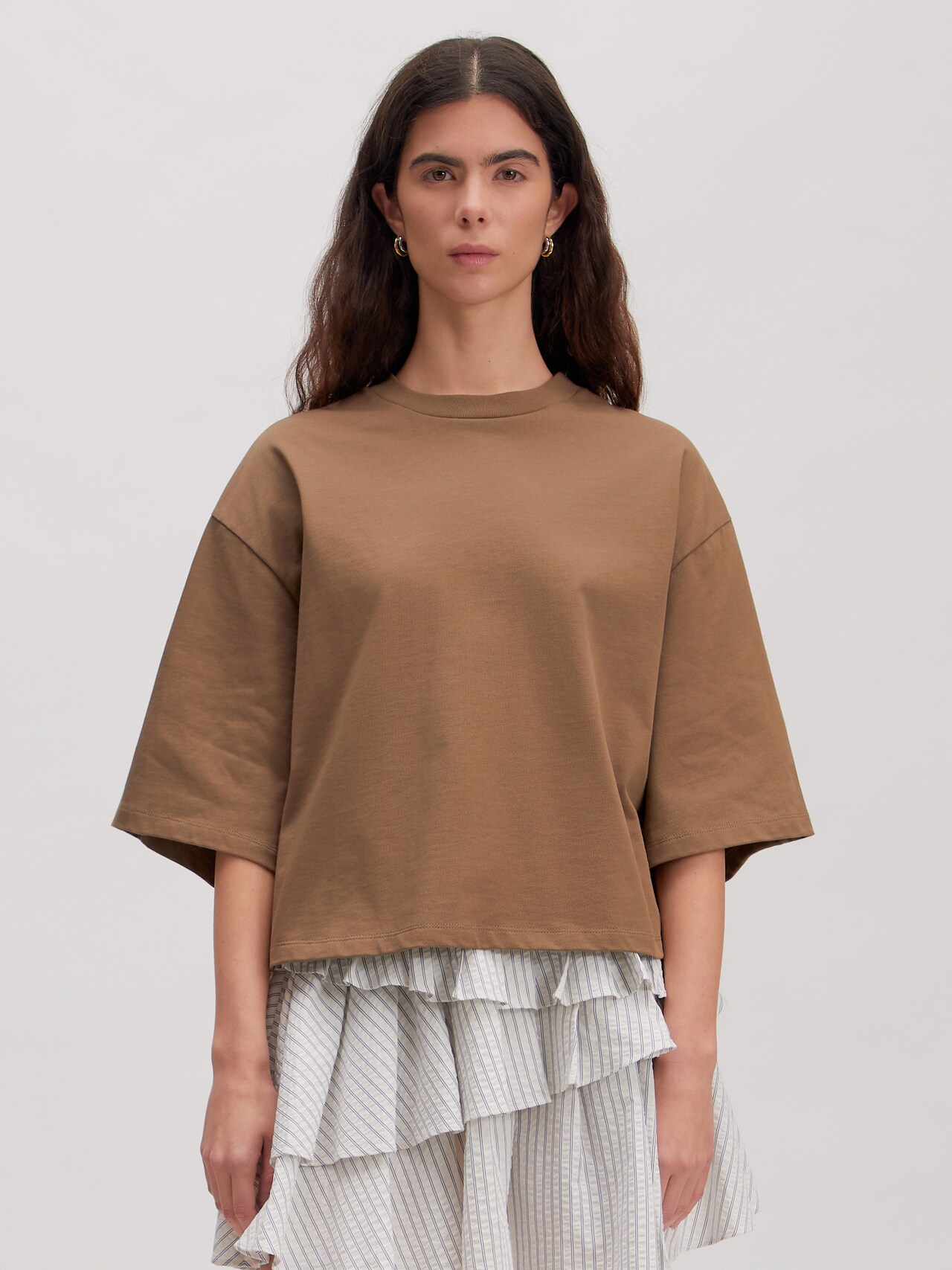 EDITED Neuheiten Shirt 'Enzo' braun