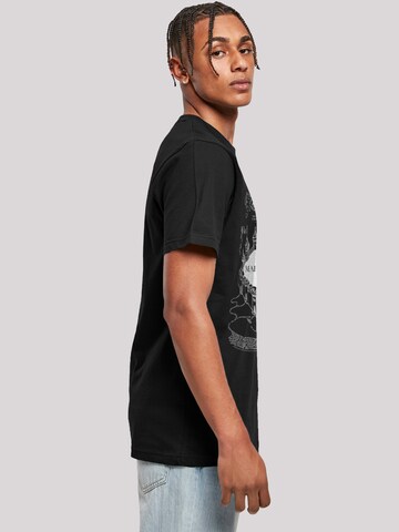 F4NT4STIC Shirt 'Harry Potter The Marauder's Map' in Black