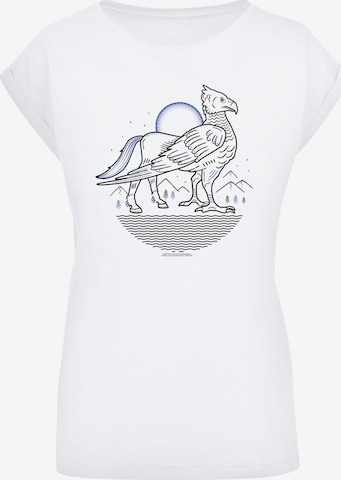 T-shirt 'Harry Potter Buckbeak' F4NT4STIC en blanc : devant