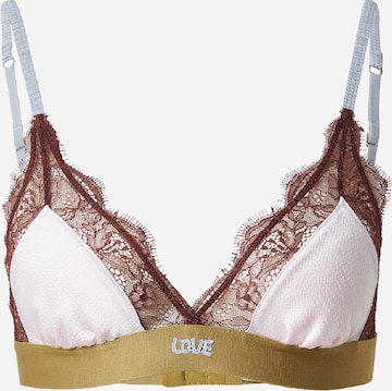 LOVE Stories Kolmio Rintaliivi värissä vaaleanpunainen: etupuoli