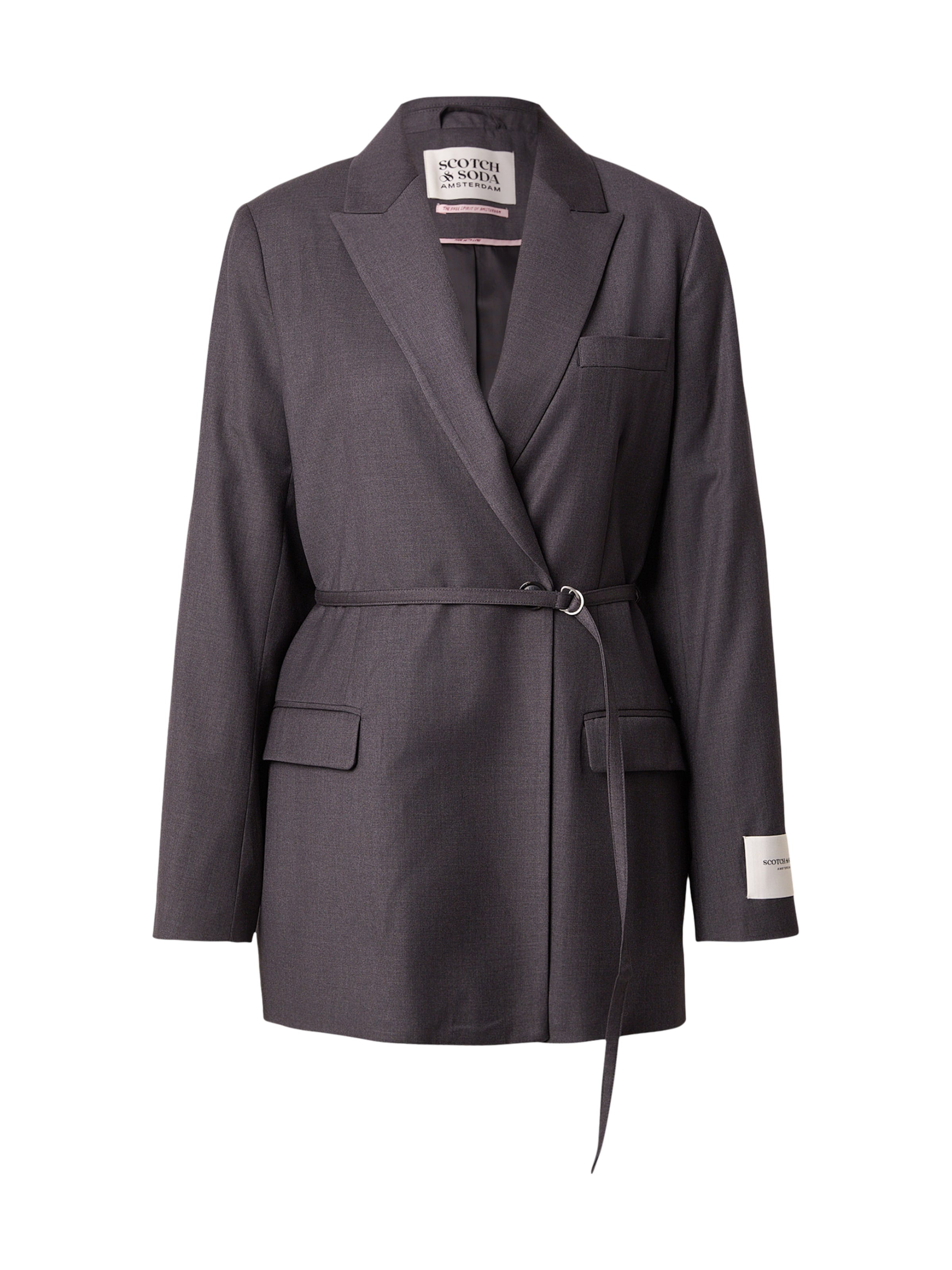 SCOTCH & SODA Блейзер 'CORE' в Серый: спереди