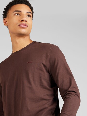 T-Shirt 'Derol 222' HUGO en marron
