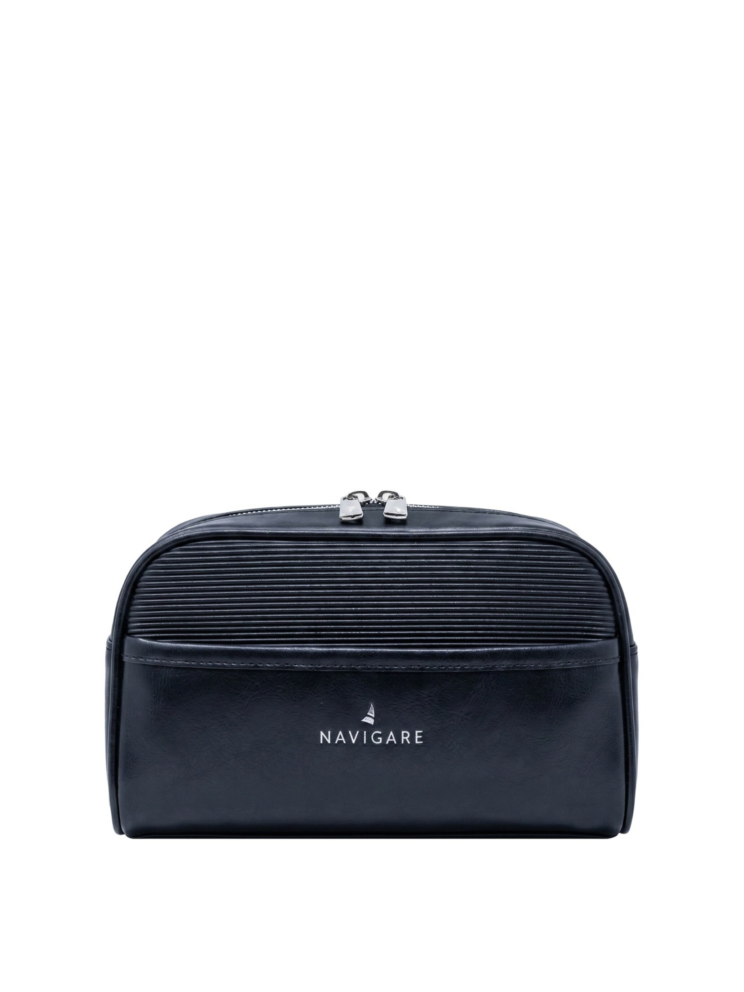 Pochette 'Pochette uomo Navigare con zip - Poliestere resistente' di Navigare in blu: frontale