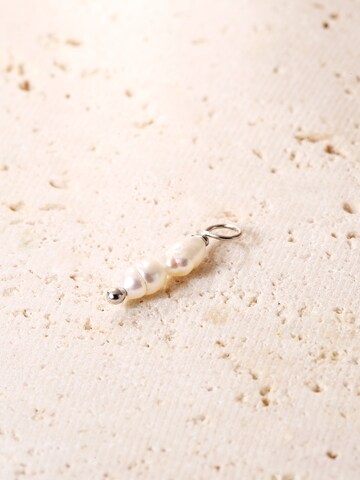 Hey Happiness Ohrringe 'Double Pearl' in Silber