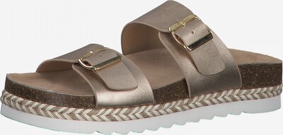 s.Oliver Pantolette in gold, Produktansicht