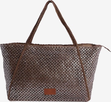 Don Algodon - Shopper 'Taline' en marrón: frente