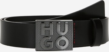 HUGO Belt 'Gebor' in Black: front