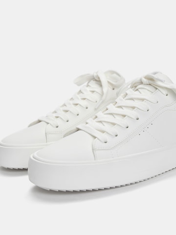 Pull&Bear Sneakers laag in Wit