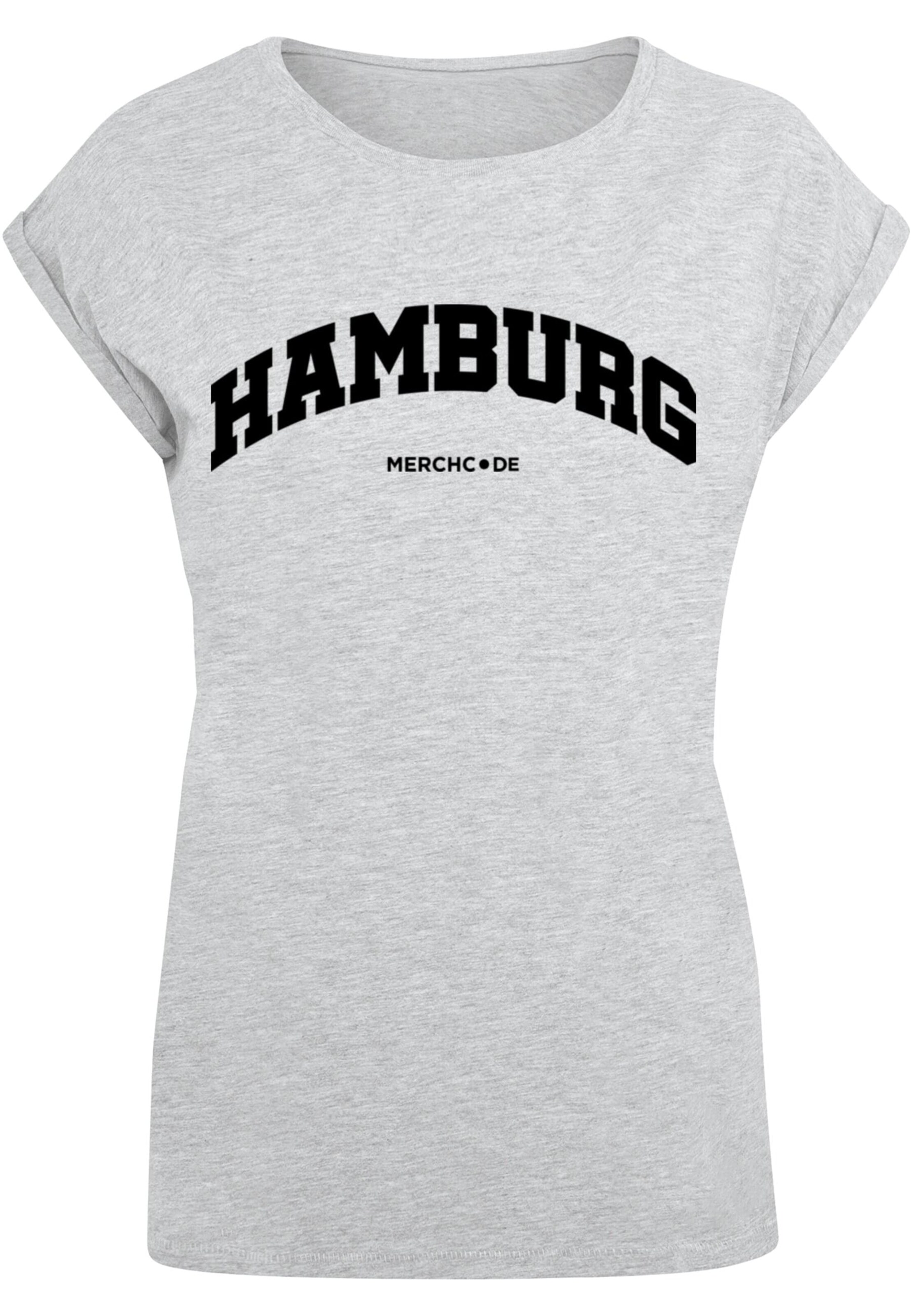 T-shirt 'Hamburg' Merchcode en gris : devant