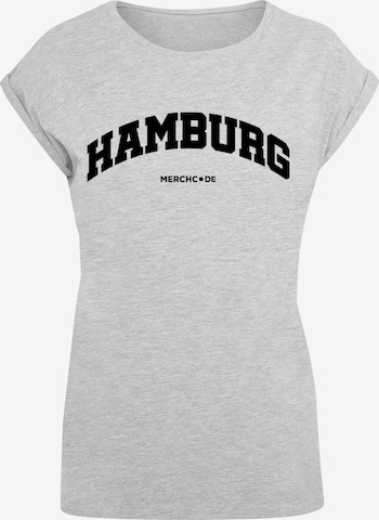 Maglietta 'Hamburg' di Merchcode in grigio: frontale
