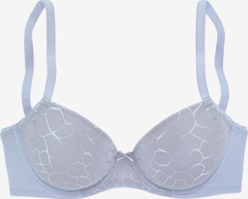 LASCANA T-shirt Bra in Blue: front