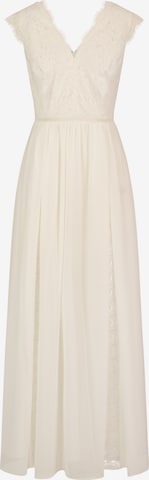 APART Hochzeitskleid aus Lochspitze und Chiffon in Weiß: predná strana